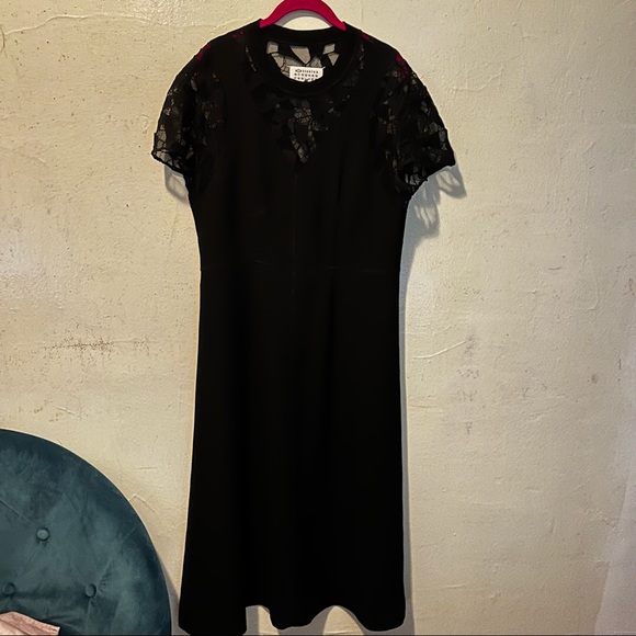Maison Martin Margiela Black Cutout Tank Midi Dress 40 8 - Picture 9 of 11
